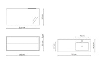 Composizione vasca DX 4 pezzi IGEA bianco opaco