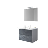 Composizione 4 pezzi IGEA blu pietra_61x46,5x190