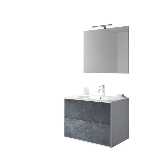 Composizione 4 pezzi IGEA blu pietra_71x46,5x190