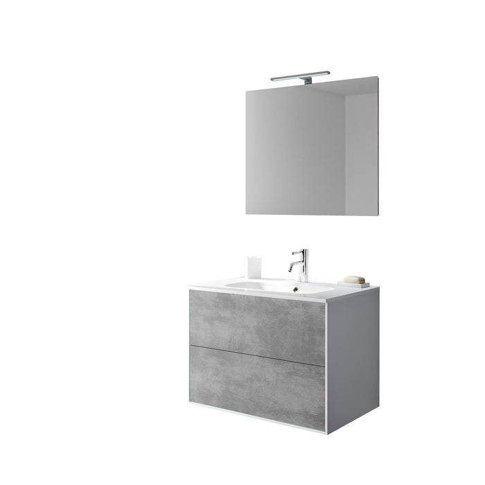 Composizione 4 pezzi IGEA cemento_71x46,5x190