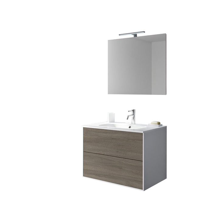 Composizione 4 pezzi IGEA rovere cenere_71x46,5x190