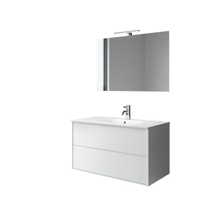 Composizione 4 pezzi IGEA bianco opaco_101x46,5x190