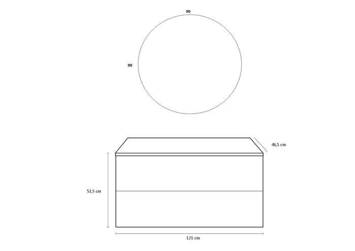 Composizione 4 pezzi IGEA pino artico_121x46,5x190