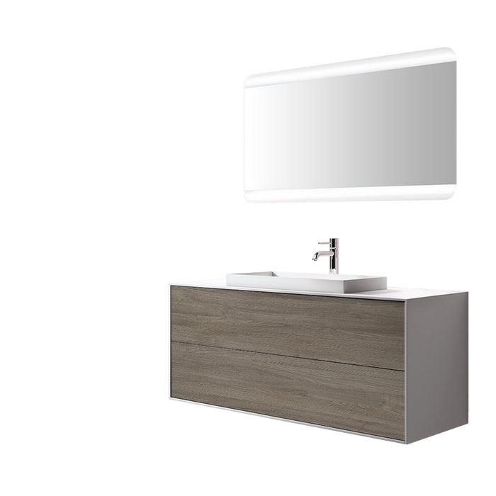 Mobile bagno composizione 3 pezzi IGEA colore rovere cenere