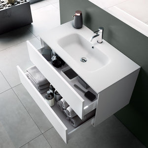 Mobile bagno composizione 3 pezzi IGEA colore rovere cenere