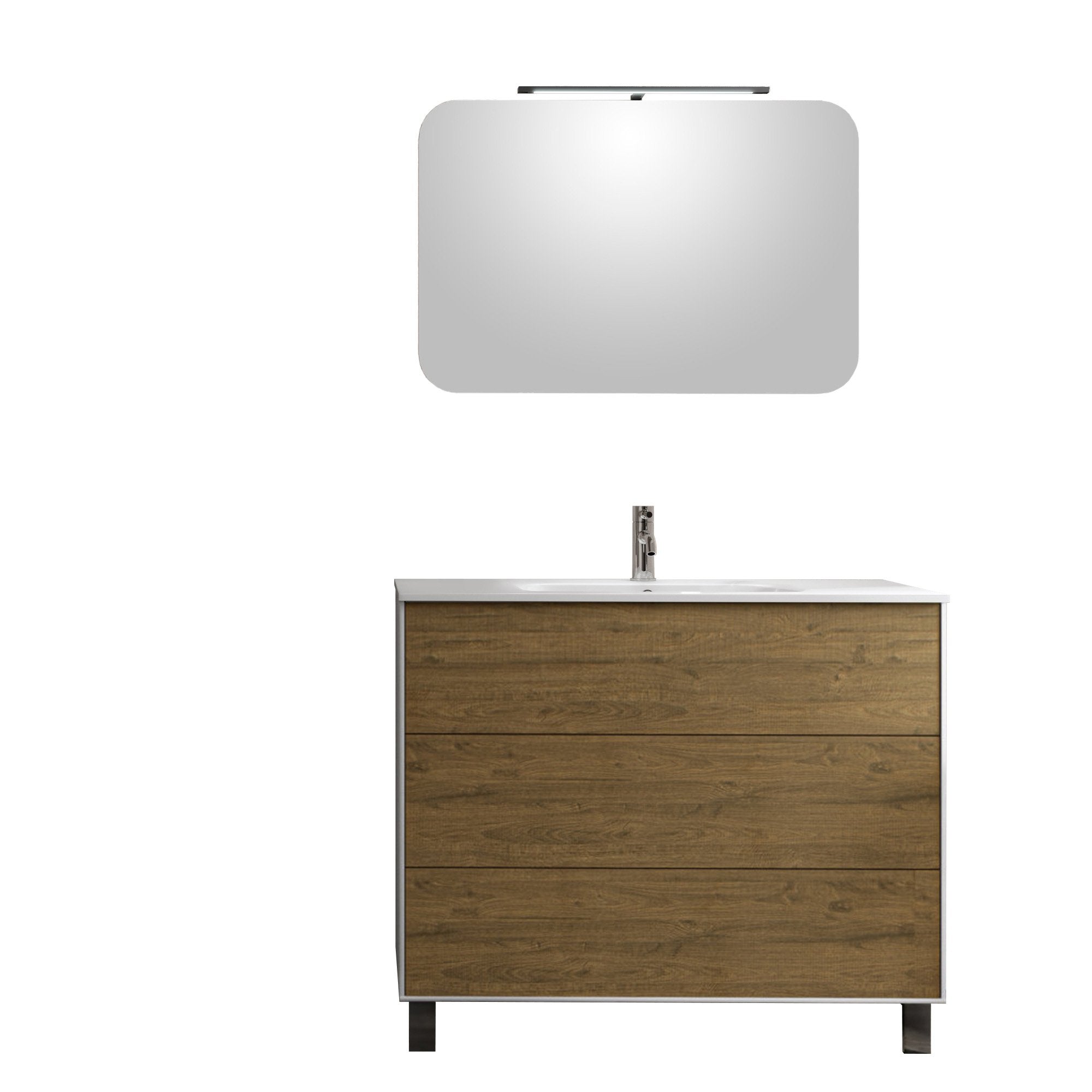 Composizione 4 pezzi IGEA rovere miele_101x46,5x190