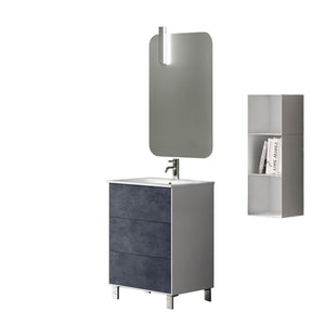 Composizione 4 pezzi IGEA blu pietra_71x46,5x190