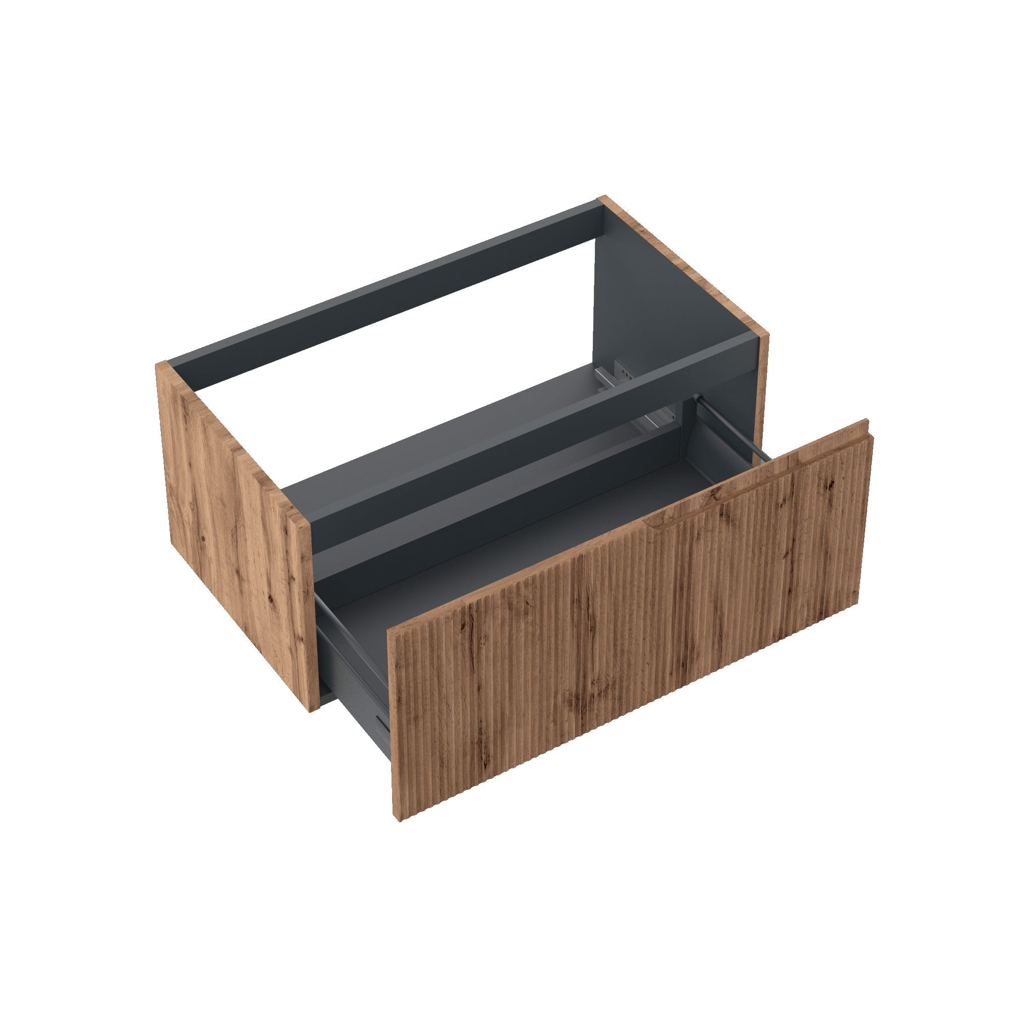 Base portalavabo 1 cestone VENERE quercia_80x45x35