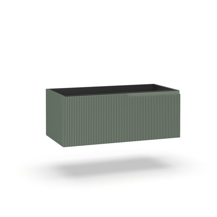 Base portalavabo 1 cestone VENERE verde salvia_90x45x35