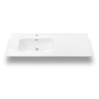 Composizione vasca SX 4 pezzi VENERE bianco opaco