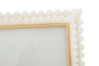Cornice Petal White Glam Cm 25.4X2.3X30.5  (Misura Interna Cm 15X20)