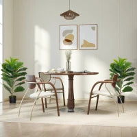 Set di 2 piante artificiali per interni alte 80 cm con vaso in plastica, Verde