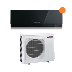 Climatizzatore Condizionatore Mitsubishi Electric Inverter KIRIGAMINE ZEN BLACK 18000 Btu MSZ-EF50VGKB R-32 Wi-Fi Integrato Nero
