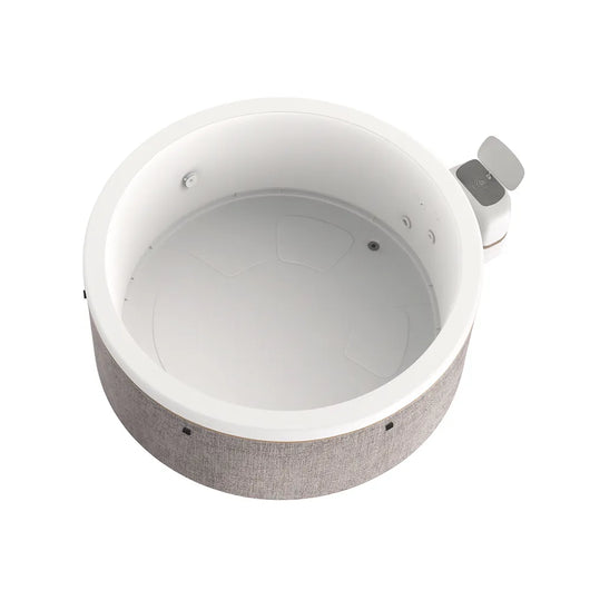 Tempo Style -  Piscina Idromassaggio Circolare Mspa Cocoon-Eco F-CO066W (6 Posti) |1.80 Ø x 0.65 H |850 litri | 130 getti d'aria massaggianti a 3 velocità