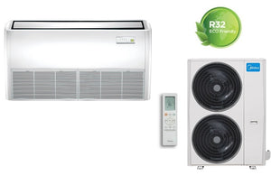 Climatizzatore Condizionatore Inverter Midea Soffitto/Pavimento 48000 btu MUE-48HRFNX R-32 A++ completo di comando TRIFASE - NOVITA 