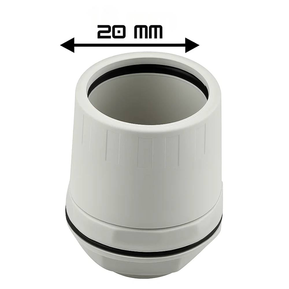 Faeg raccordo per tubo rigido ip65 passo metrico 1,5 *** diametro 20 millimetri, confezione 1