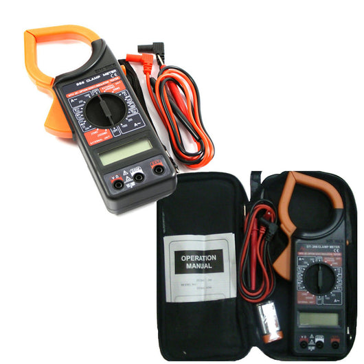MULTIMETRO PINZA AMPEROMETRICA TEST TESTER DIGITALE CON PUNTALI DT-266