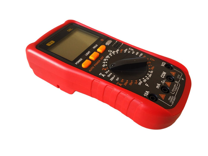 MULTIMETRO TESTER DIGITALE PROFESSIONALE VOLT AMPERE FARAD PUNTALI YI-58L