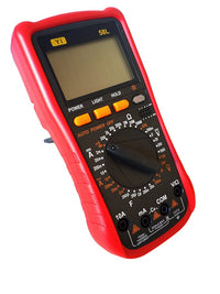 MULTIMETRO TESTER DIGITALE PROFESSIONALE VOLT AMPERE FARAD PUNTALI YI-58L