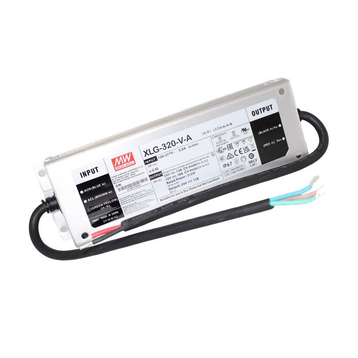 MW MEAN WELL XLG-320-V-A Alimentatore Led Driver 24V 13A 312W 12V 18A 216W IP67 Input 220V e 110V