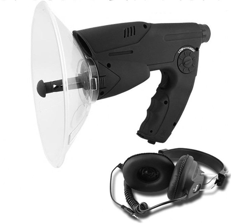 Microfono Spia Direzionale Ambientale 100 Metri Monocolo 8X con Cuffia