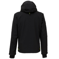 Giacca lavoro uomo softshell chiusura zip cappuccio black carbon space upower *** misura small - s, confezione 1