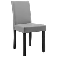 Set Hamburg di 6 Sedie Imbottite da Sala - Grigio Chiaro [en.casa]