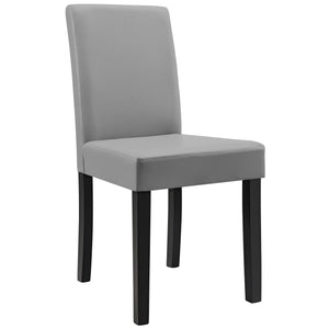 Set Hamburg di 6 Sedie Imbottite da Sala - Grigio Chiaro [en.casa]