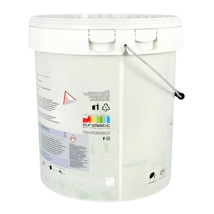 Idropittura minerale calce traspirante vari formati bianca respira cittabianca *** formato 4 lt, confezione 1