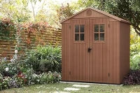 Casetta da Giardino Darwin 6x4, Marrone, 190 X 122 X 221 h