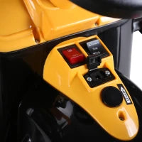 Escavatore Elettrico Trattore per Bambini Scavatrice Macchinina Giocattolo Velocità: 2.5KM/h 150 x 62 x74cm