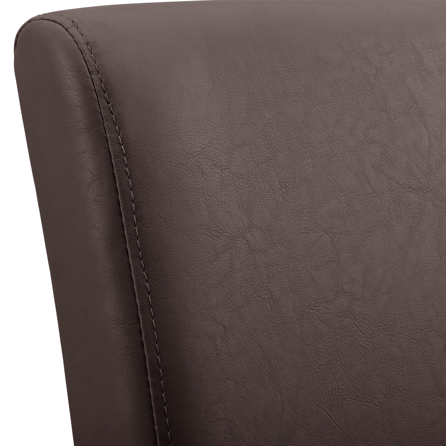 Set Hamburg di 2 Sedie Imbottite da Sala - Marrone [en.casa]