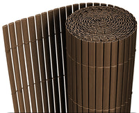 Frangivista a Tappetino Hidden in PVC Schermatura Esterna 90x300 cm Marrone [neu.haus]