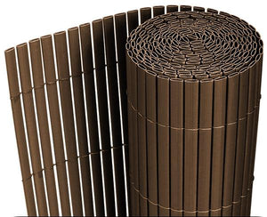 Vendesi recinzione frangivista in PVC 90 x 300 cm marrone 03_0001465