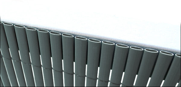 Frangivista a Tappetino Hidden in PVC Schermatura Esterna 90x300 cm Grigio [neu.haus]