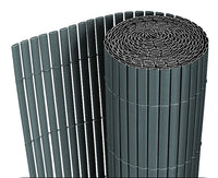 Frangivista a Tappetino Hidden in PVC Schermatura Esterna 90x300 cm Grigio [neu.haus]