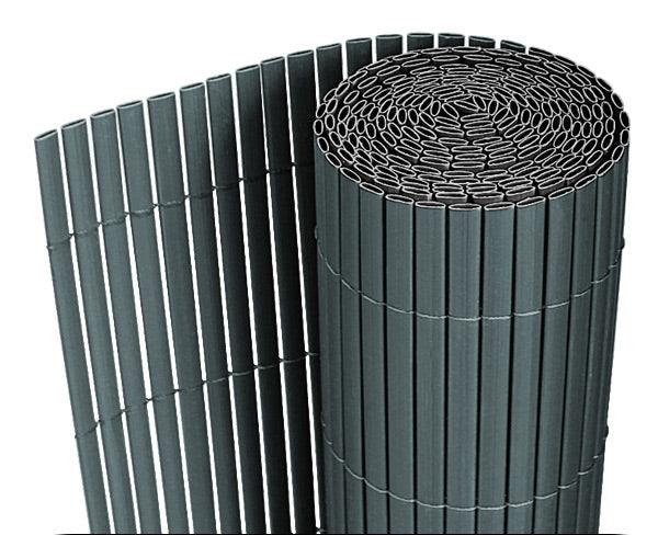 Recinzione frangivista in PVC 150 x 300 cm grigio 03_0001466