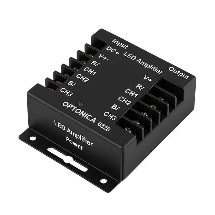 Amplificatore striscia led rgb optonica 6326 12-24v 288w