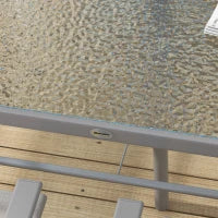 Set da Giardino con Tavolo da Pranzo, 6 Sedie Pieghevoli e Ombrellone a Manovella, Grigio