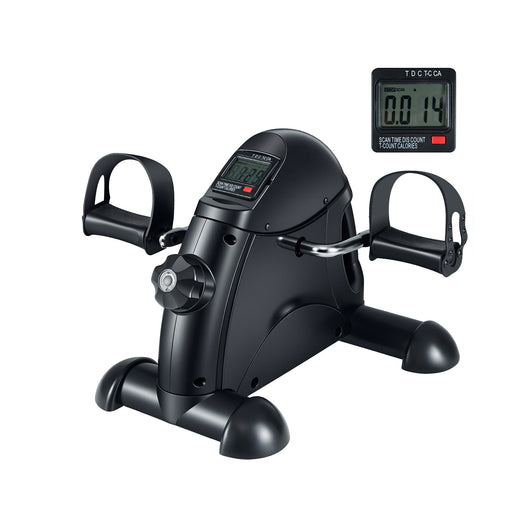 Macchina portatile per pedaliere braccia e gambe con display lcd-Pedaliere per piedi per anziani Nero