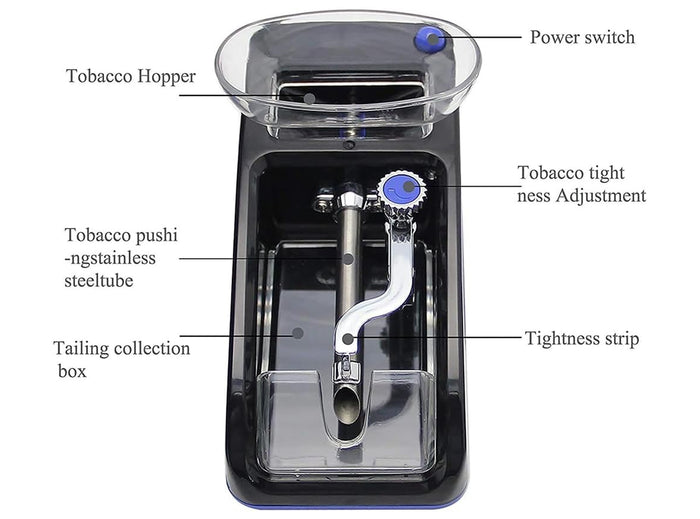 Macchinetta Automatica Elettrica per Arrotolare e Preparare Sigarette GR-12-005