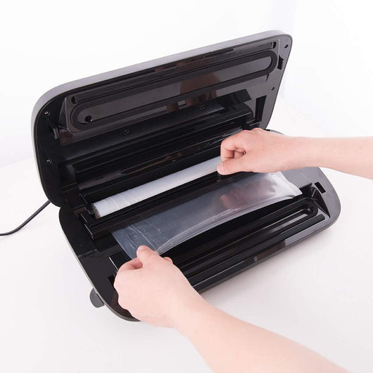 Macom forever fresh vac 6090 macchina sottovuoto automatica per alimenti con portatagliarotolo e barattolo per marinatura