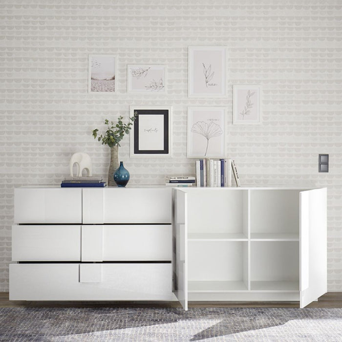 Madia Kliata 241colore bianco laccato lucido