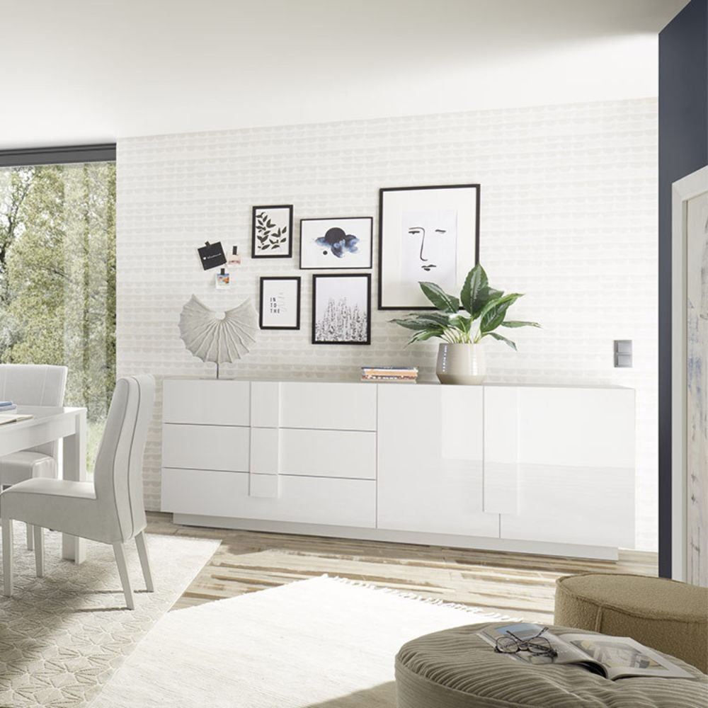 Madia Kliata 241colore bianco laccato lucido