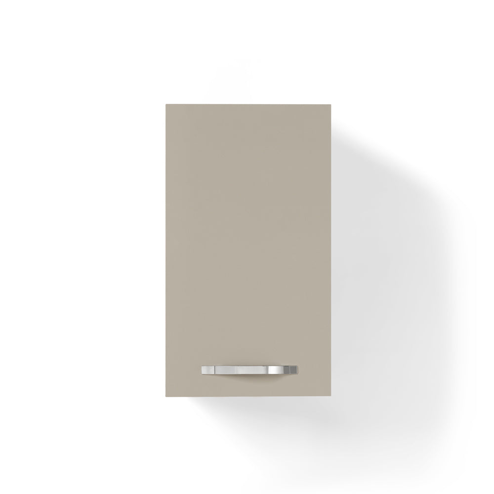 Pensile per cucina componibile da 40 cm con 1 anta linea MAKA, realizzata in legno 100% MADE IN ITALY, colore Tortora, Apertura Sx