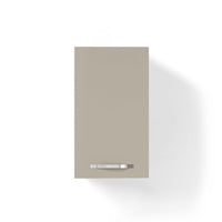 Pensile per cucina componibile da 40 cm con 1 anta linea MAKA, realizzata in legno 100% MADE IN ITALY, colore Tortora, Apertura Sx