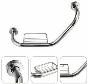 Maniglione sicurezza bagno portasapone maniglia doccia anziani disabili 45 CM