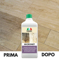 Detergente per gres porcellanato e pietre MICRONET   5LTx4Pz