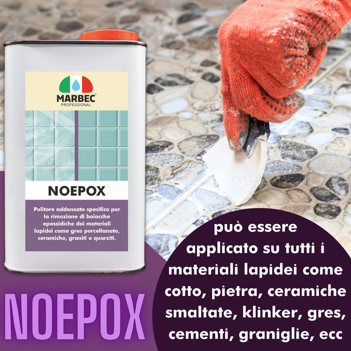 Come rimuovere boiacche epossidiche NOEPOX   1LTx6Pz