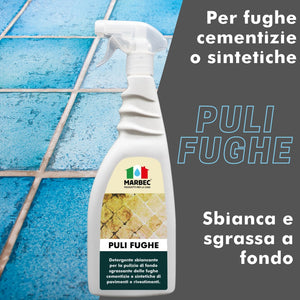 Come pulire le fughe dei pavimenti PULI FUGHE   750ML + Spazzola Fuginator